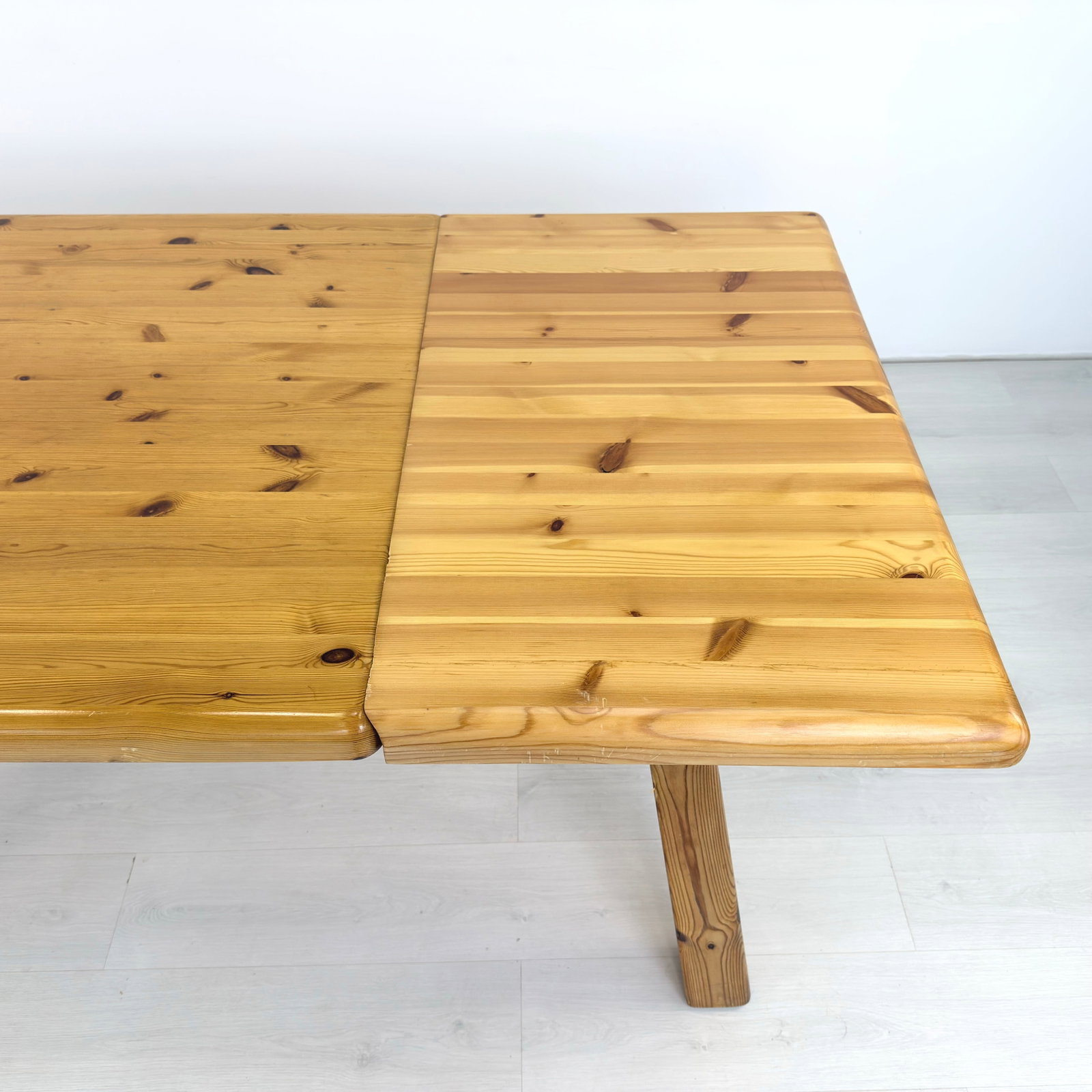 BRUTALIST PINE DINING TABLE BY WASA - 8