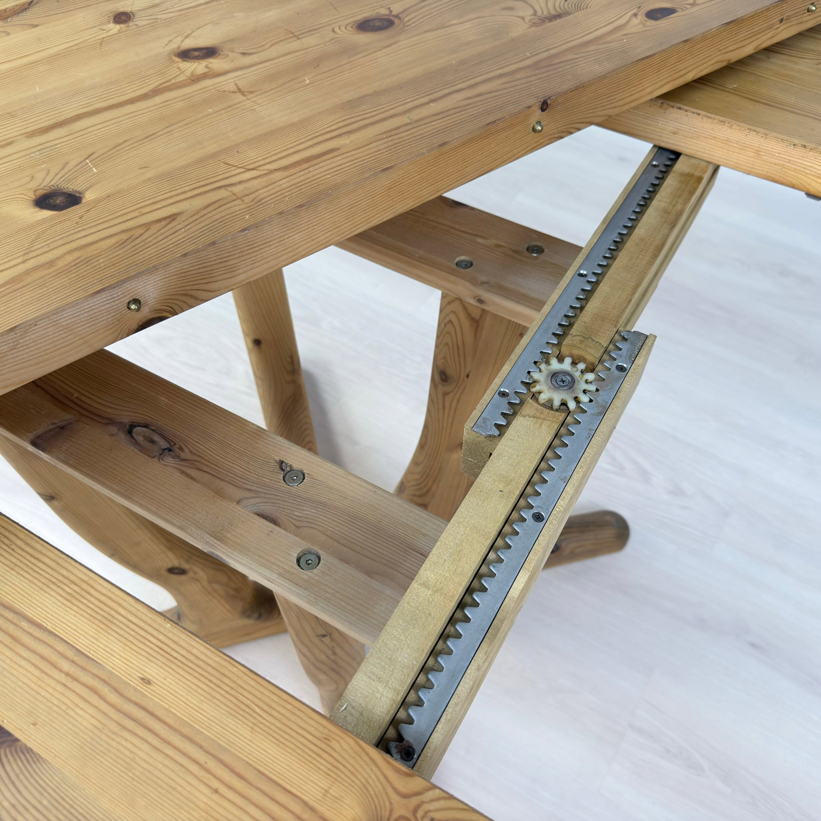 EXTENDABLE DINING TABLE ATTR. TO RAINER DAUMILLER - 13