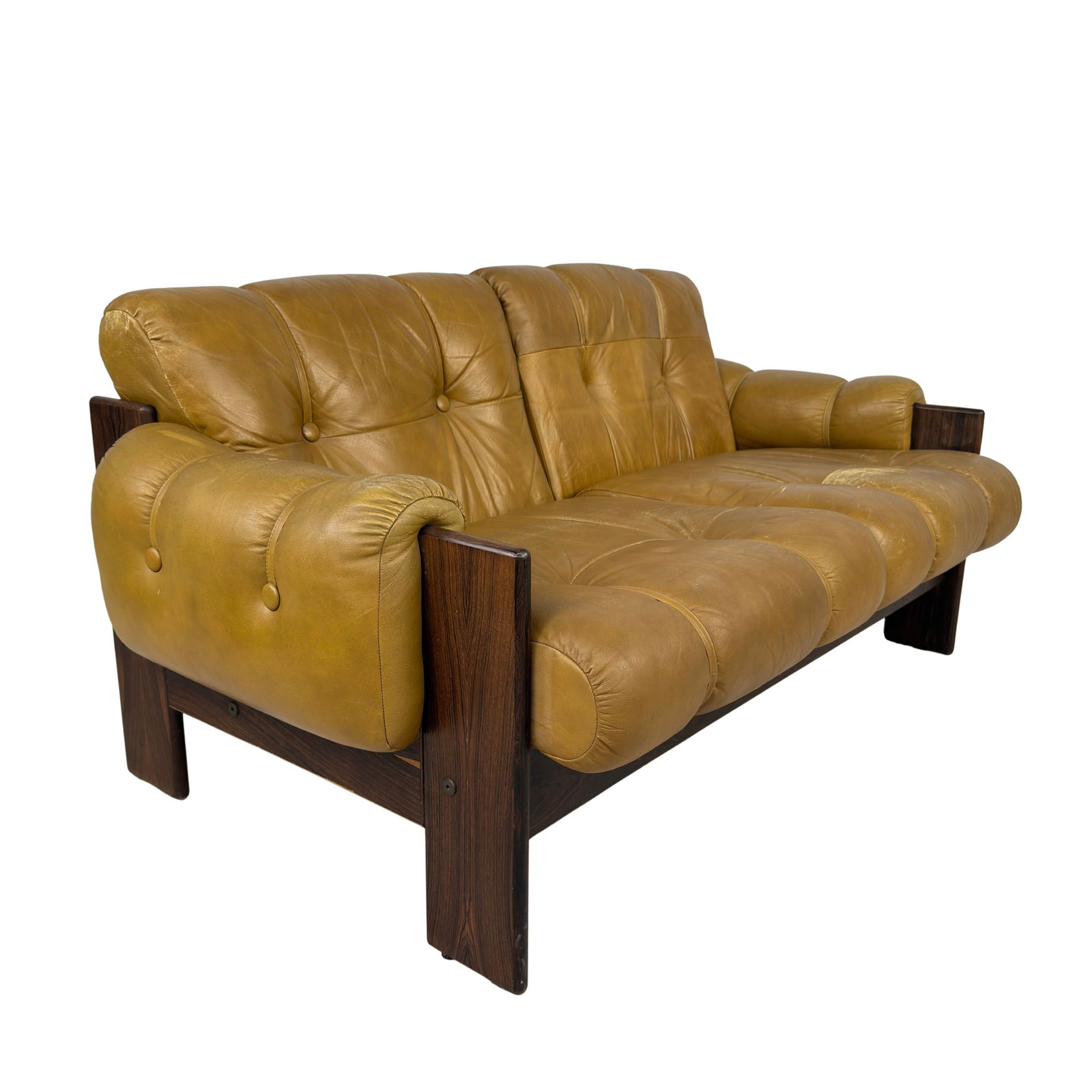 LEATHER SOFA BY KALUSTEKIILA, FINLAND (1 of 16)
