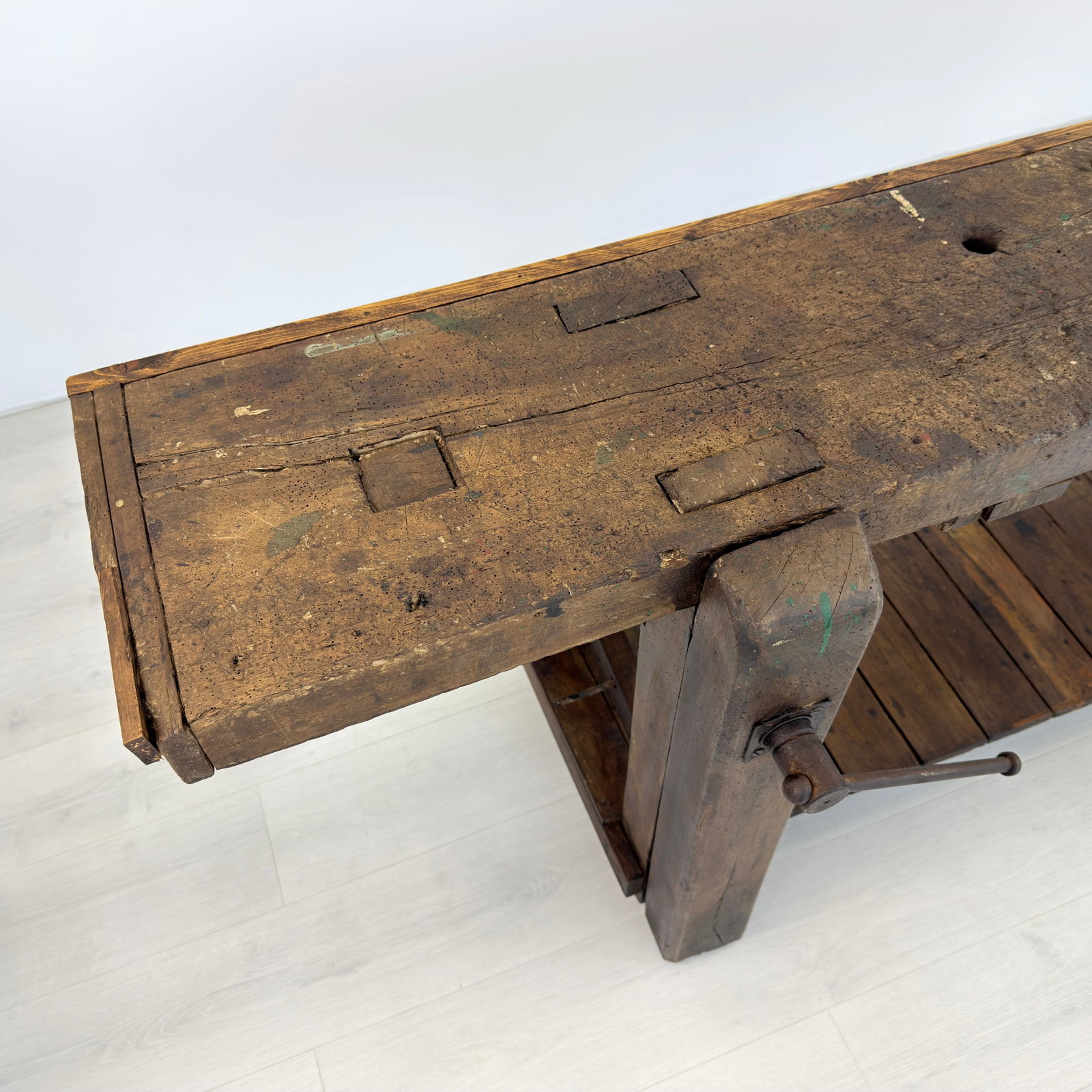 ANTIQUE CARPENTERS WORK TABLE - 10