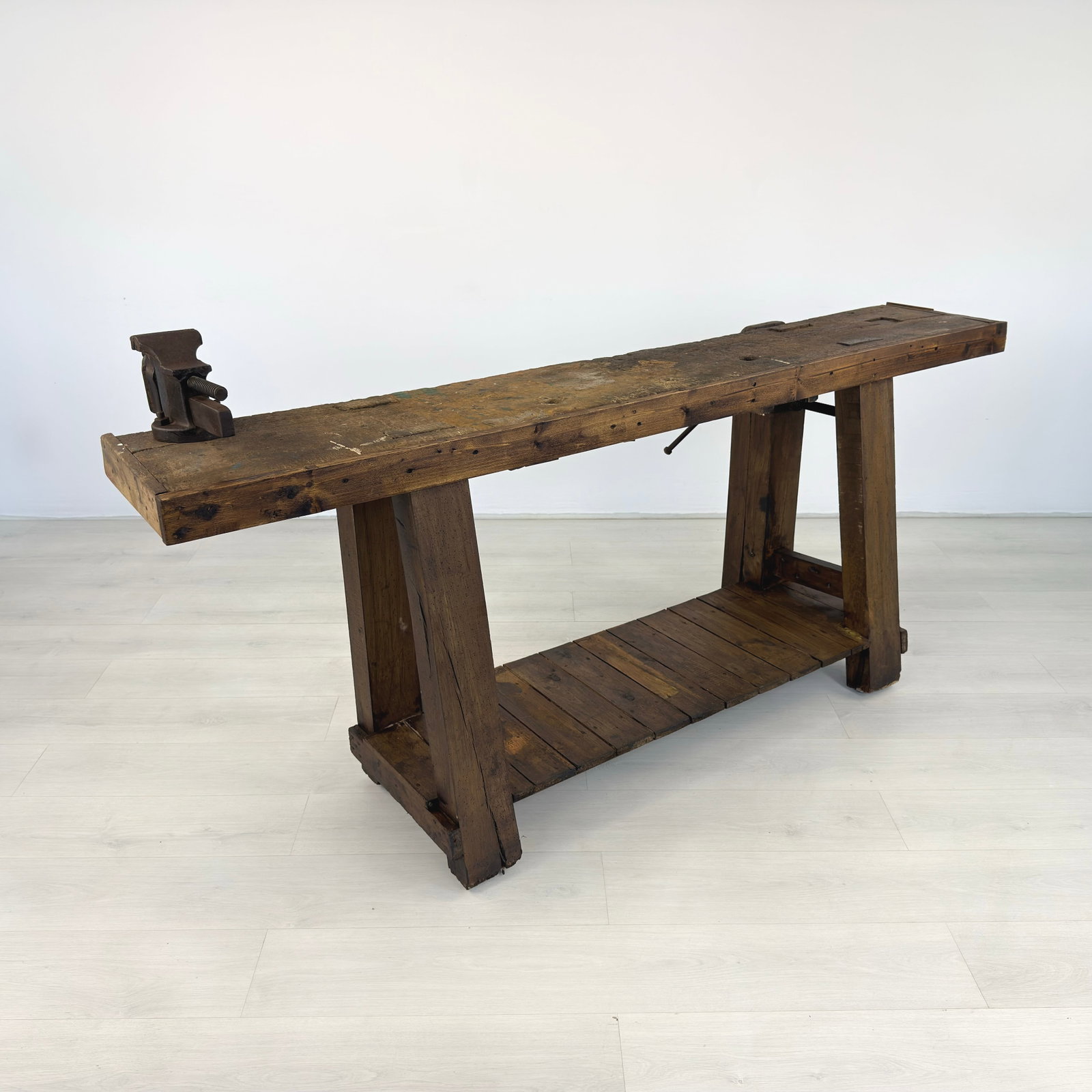 ANTIQUE CARPENTERS WORK TABLE - 5
