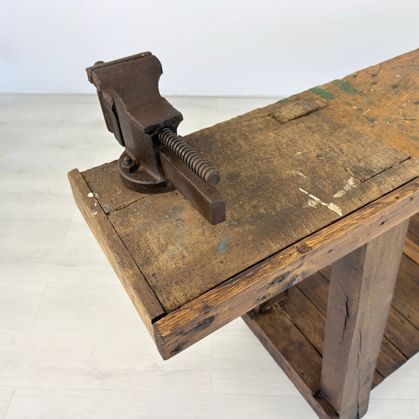 ANTIQUE CARPENTERS WORK TABLE - 8