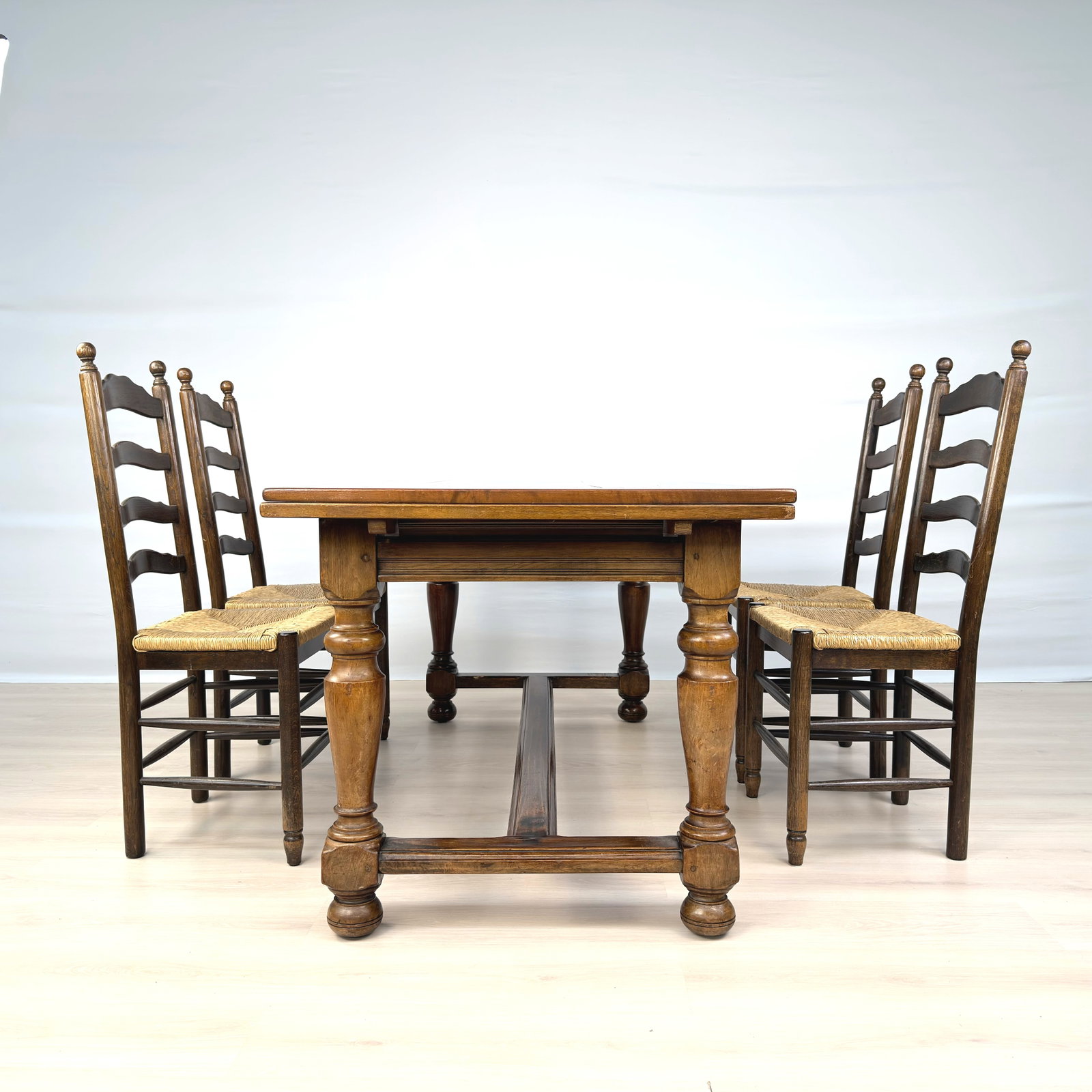 FARMHOUSE EXTENDABLE DINING TABLE - 14
