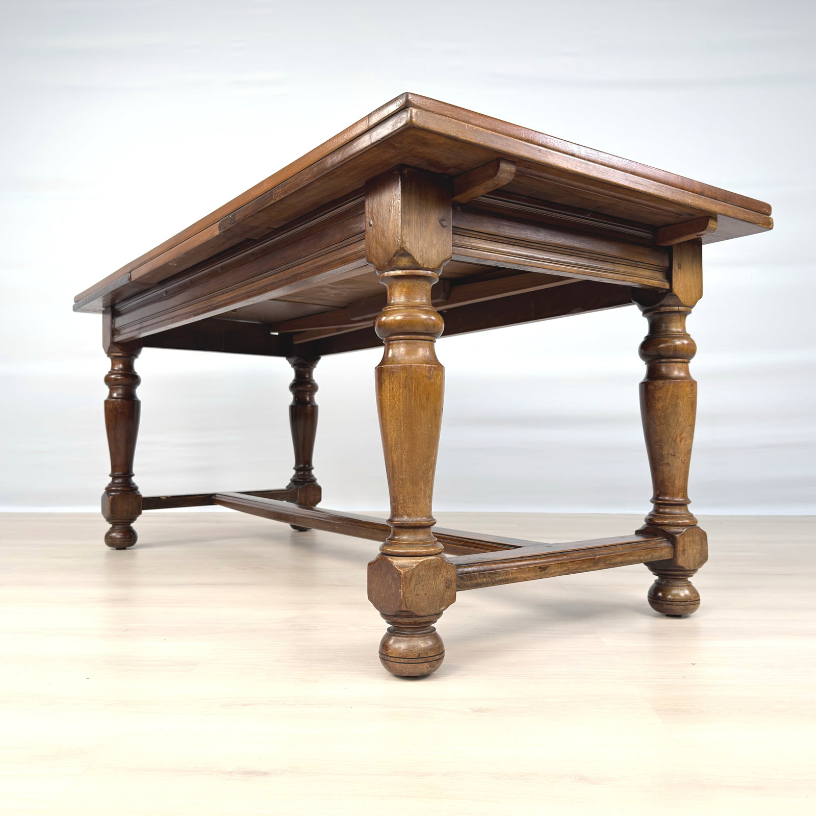 FARMHOUSE EXTENDABLE DINING TABLE - 5