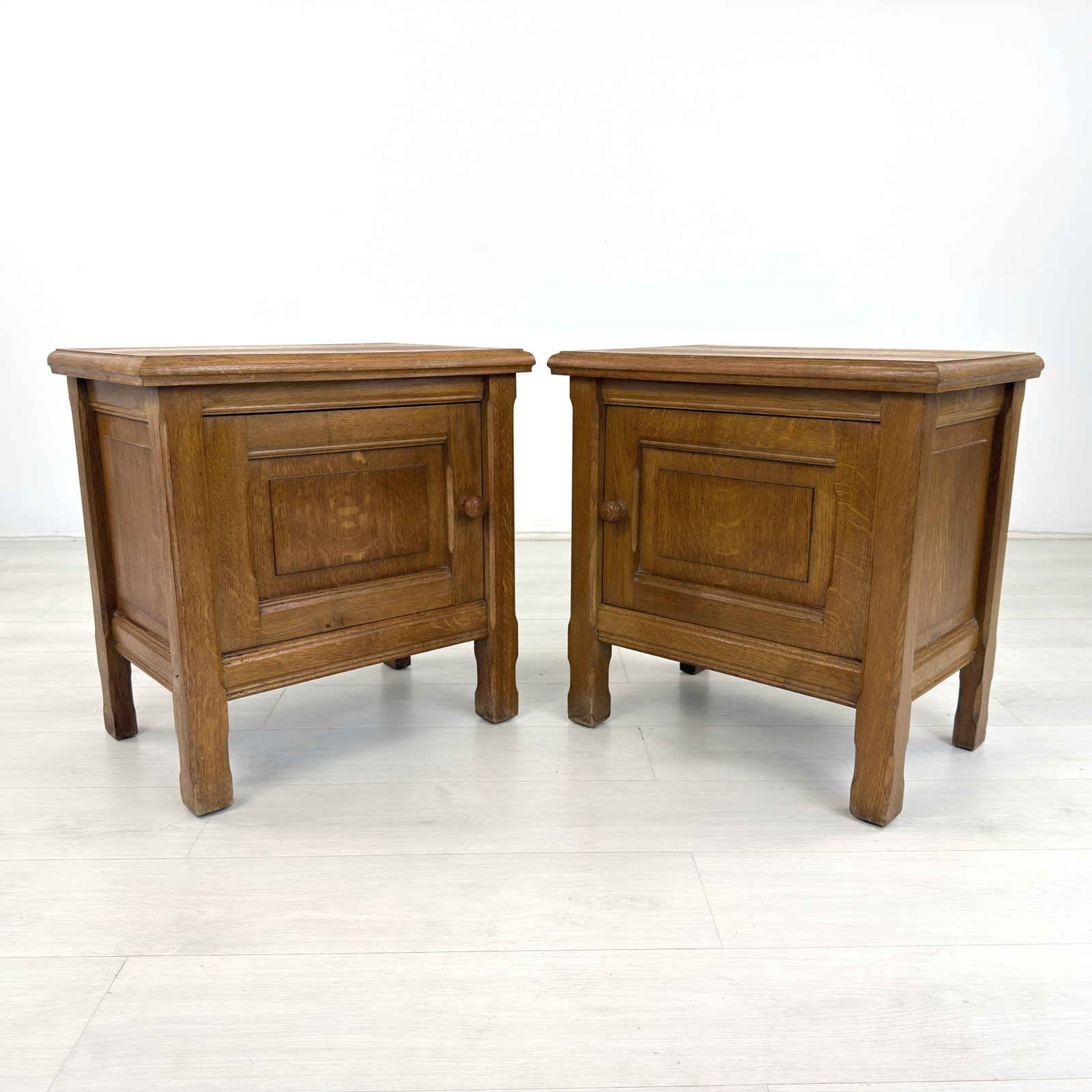 VINTAGE BEDSIDE TABLES, A PAIR - 2