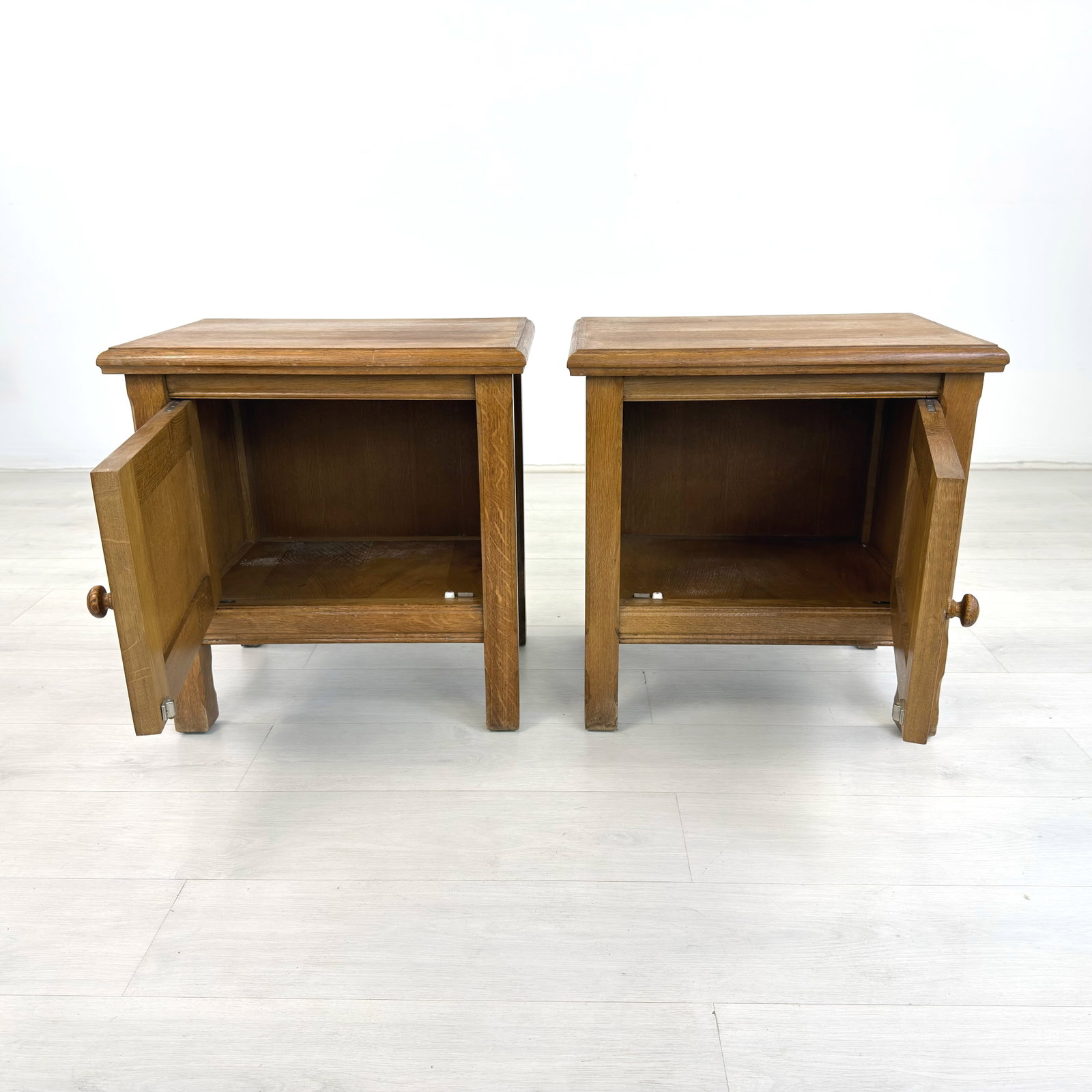 VINTAGE BEDSIDE TABLES, A PAIR - 4