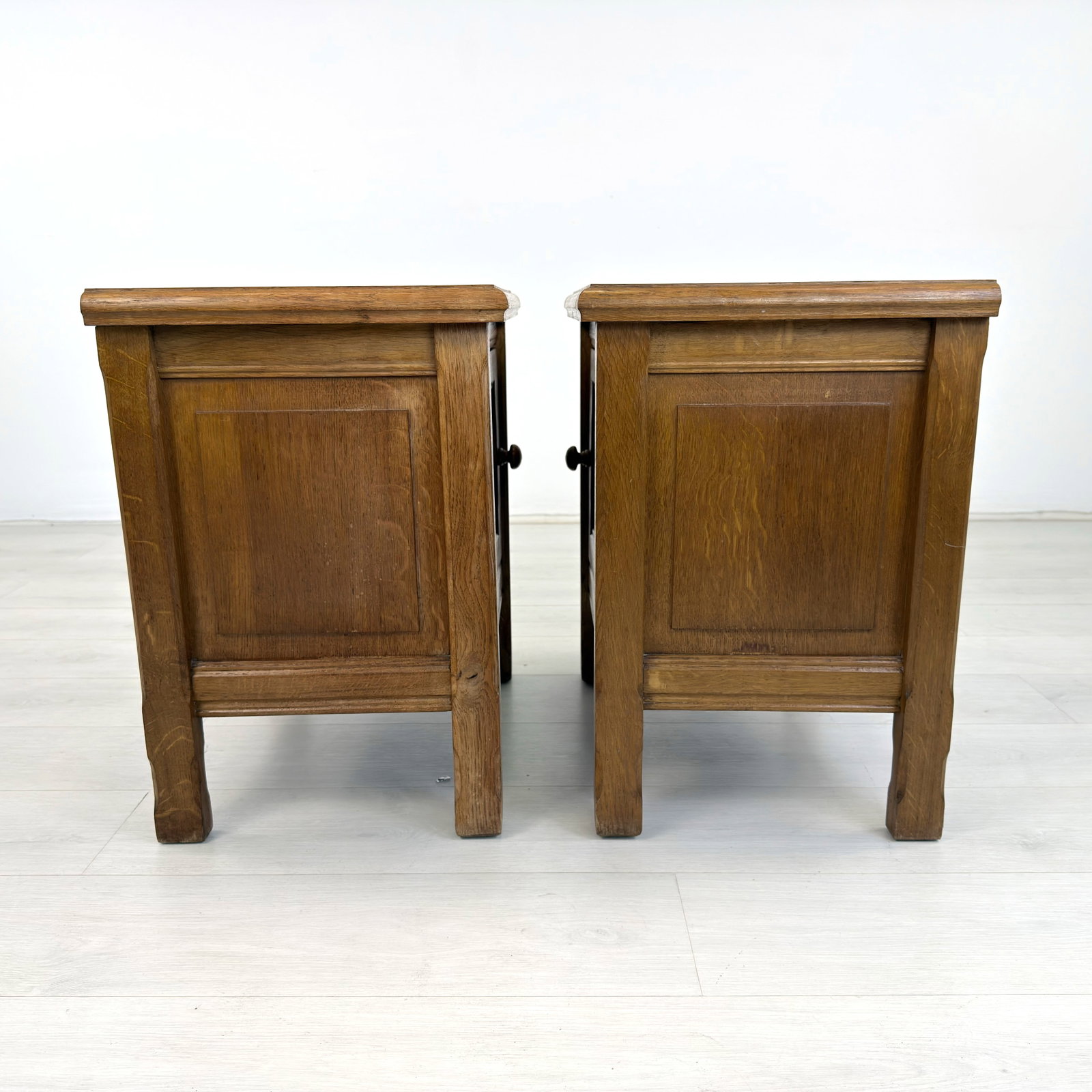 VINTAGE BEDSIDE TABLES, A PAIR - 5
