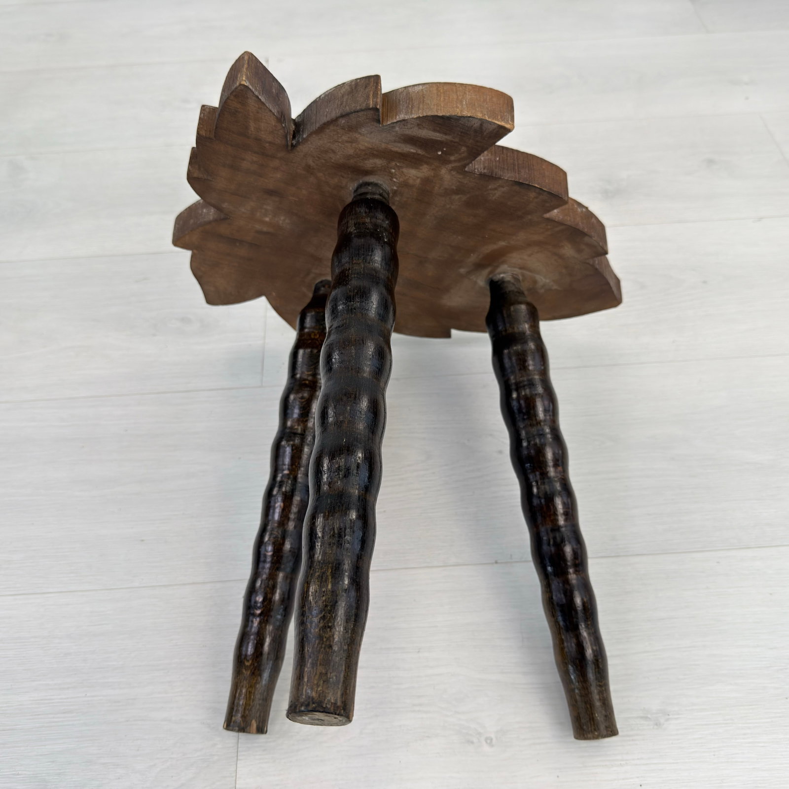 FRENCH TRIPOD STOOLS, A PAIR - 9
