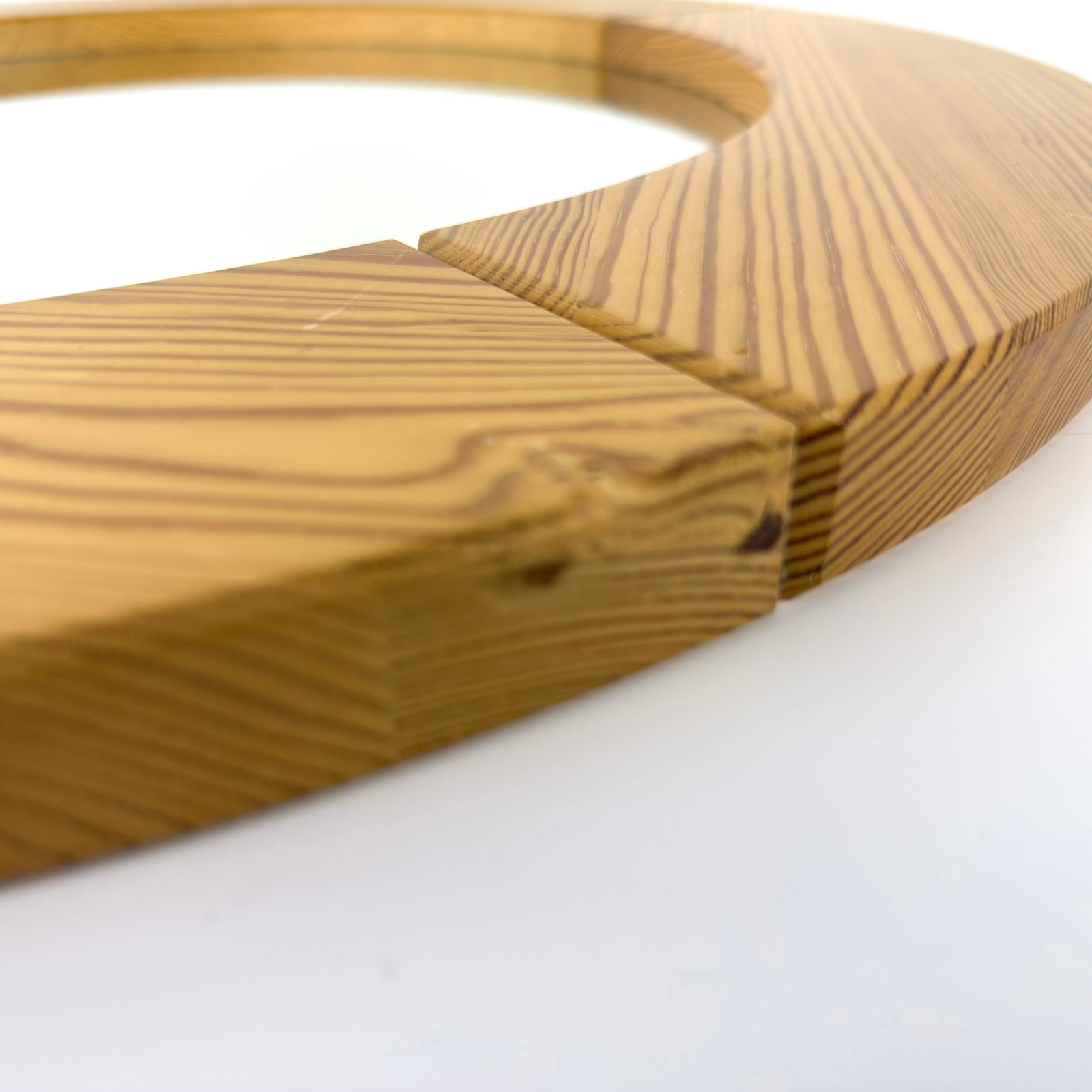 VINTAGE PINE MIRROR - 3