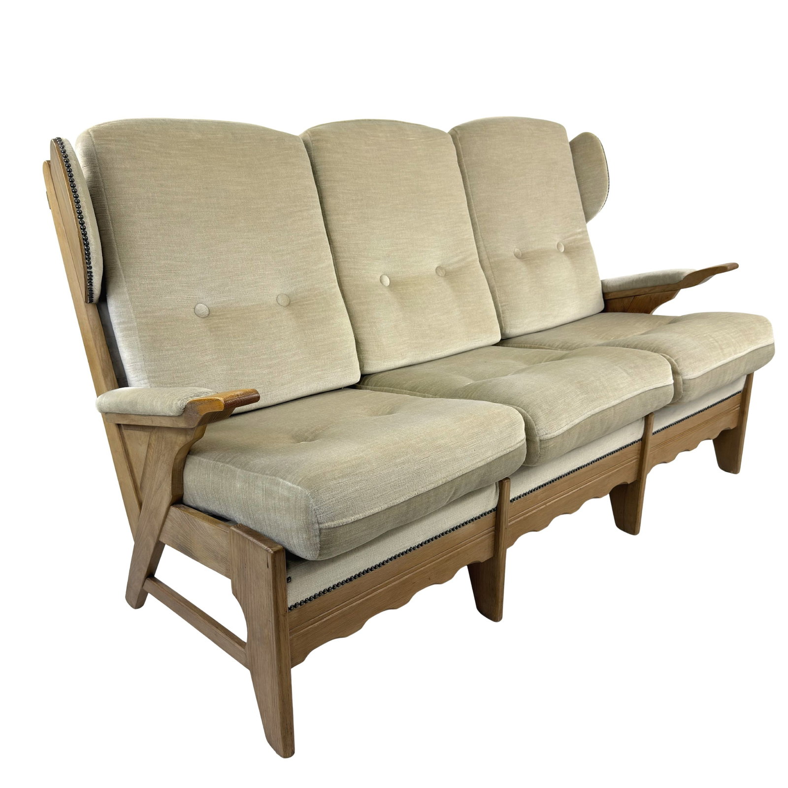 SCANDINAVIAN THREE-SEATER SOFA, 1970s (1 of 12)
