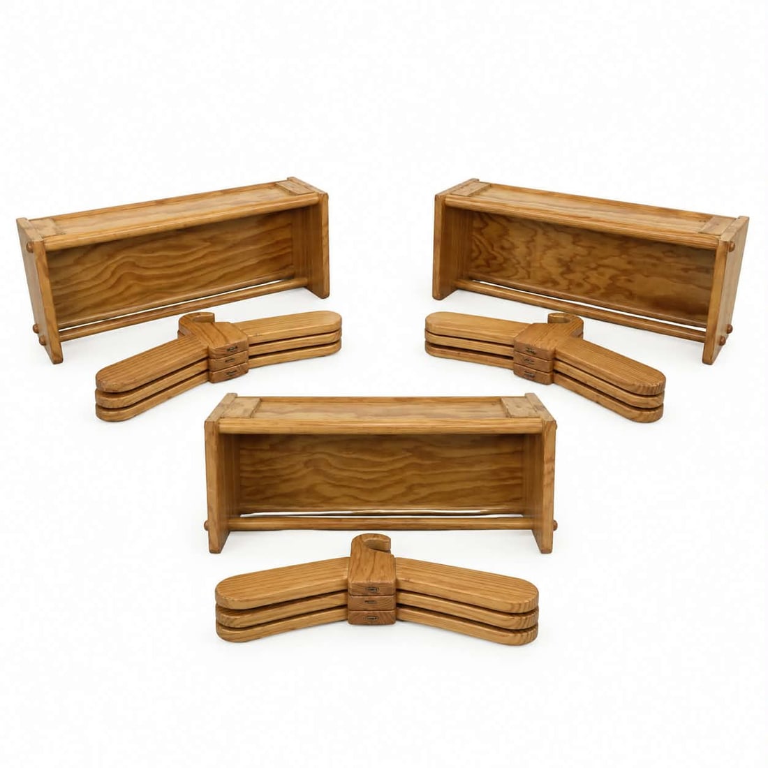 (3) PINE HAT AND COAT RACKS BY SOMMER ORIGINAL (1 of 11)