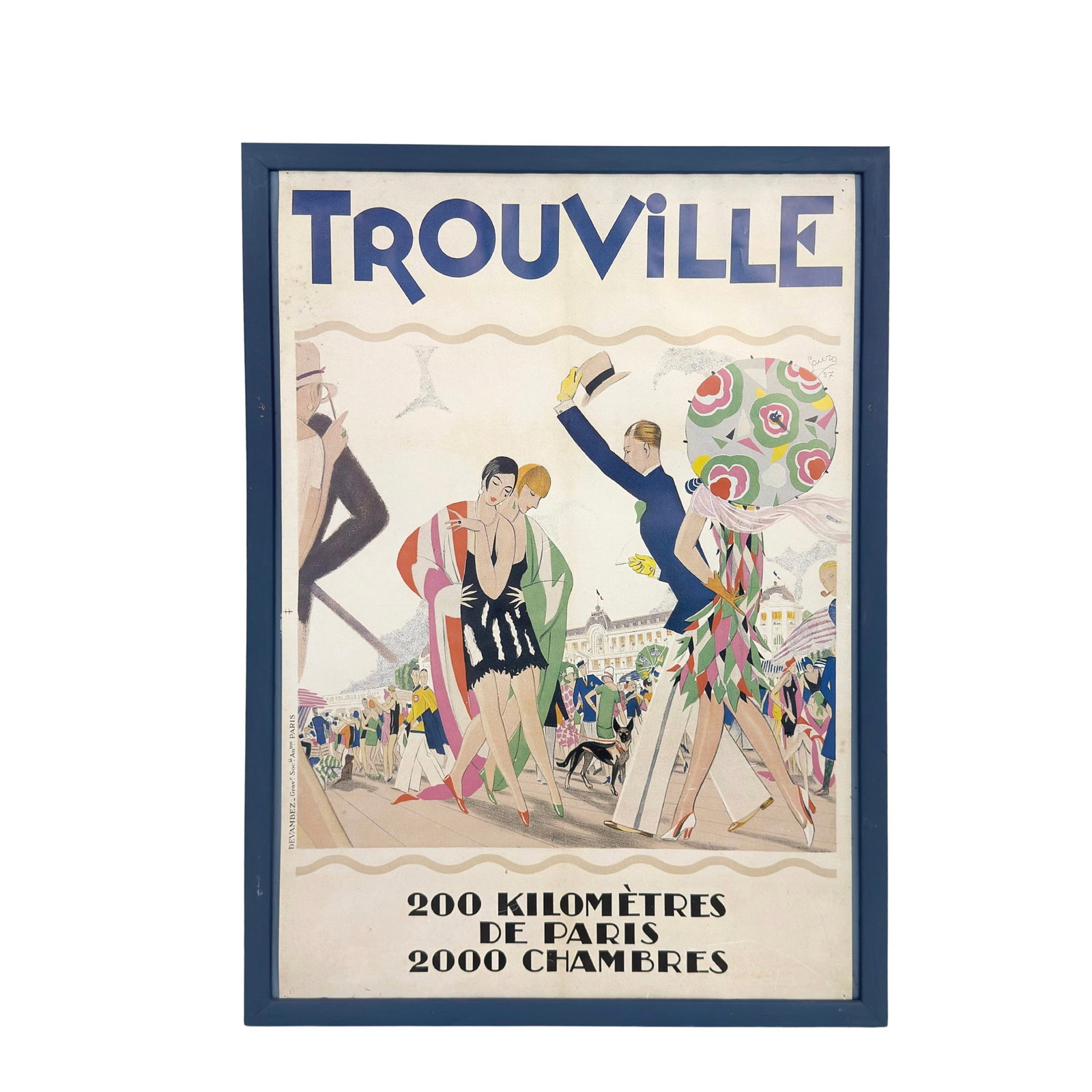 ART DECO TROUVILLE ART POSTER (1 of 4)