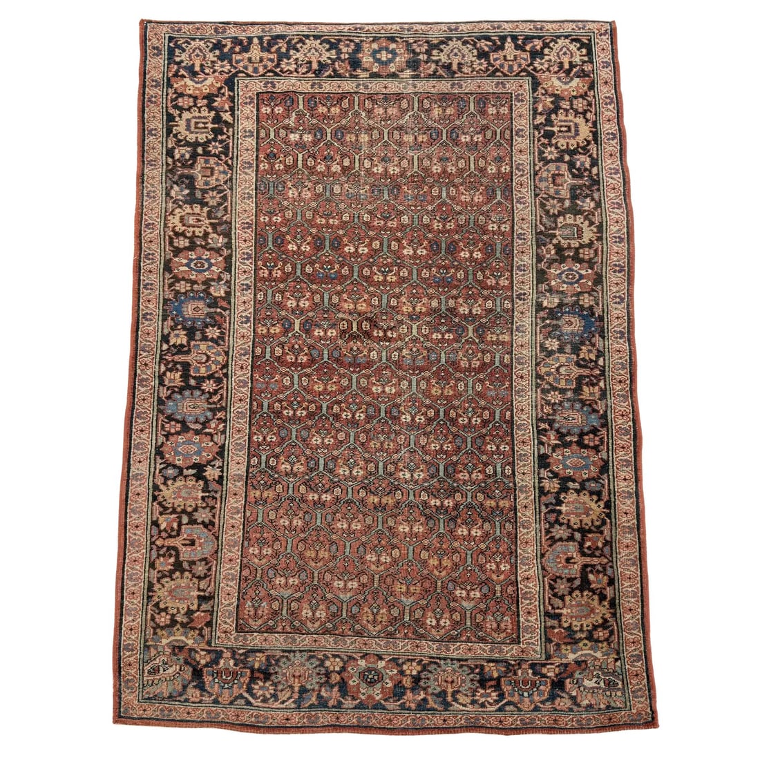 FINE ANTIQUE HAND KNOTTED PERSIAN RUG (1 of 7)