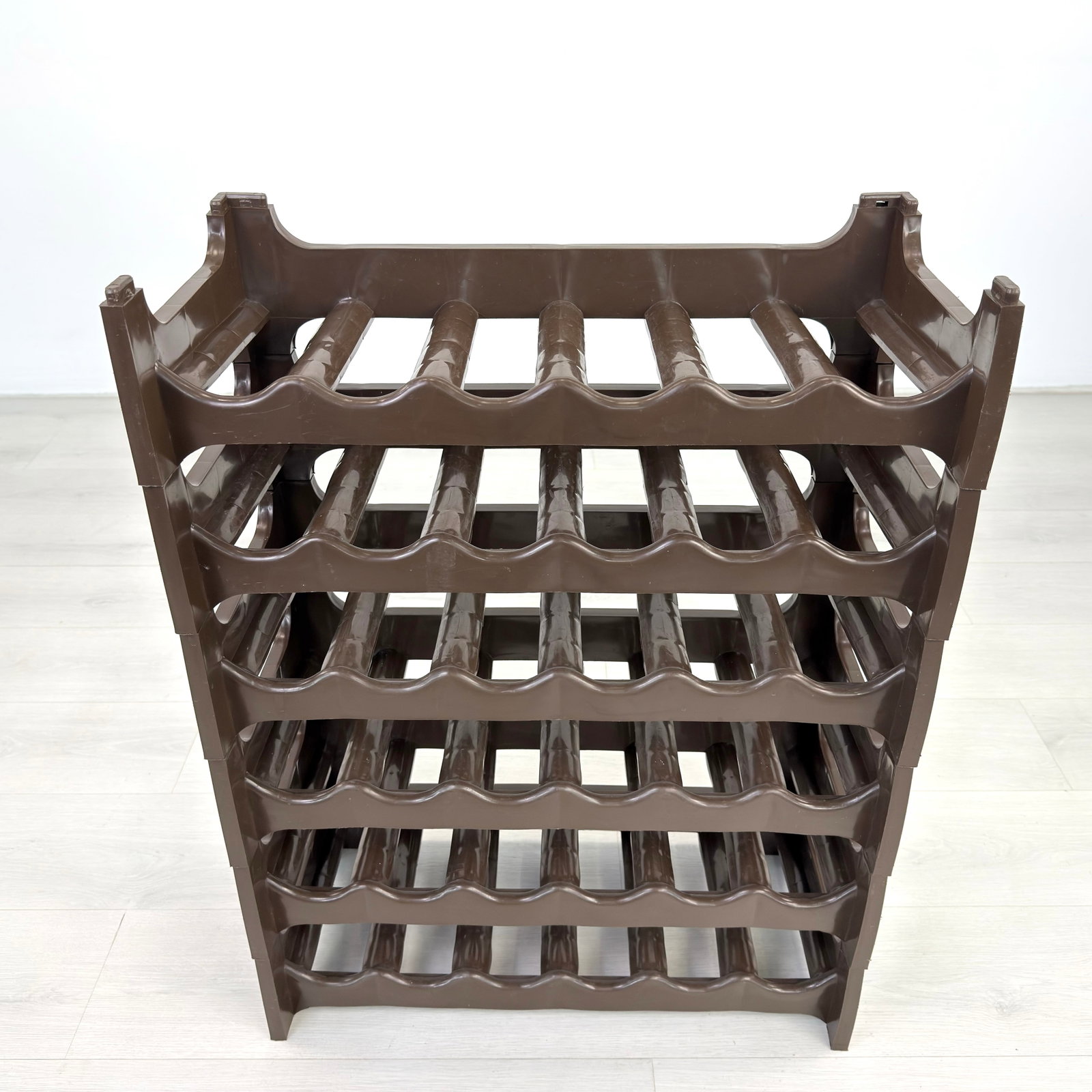 VINTAGE STACKABLE BOTTLE RACK - 9