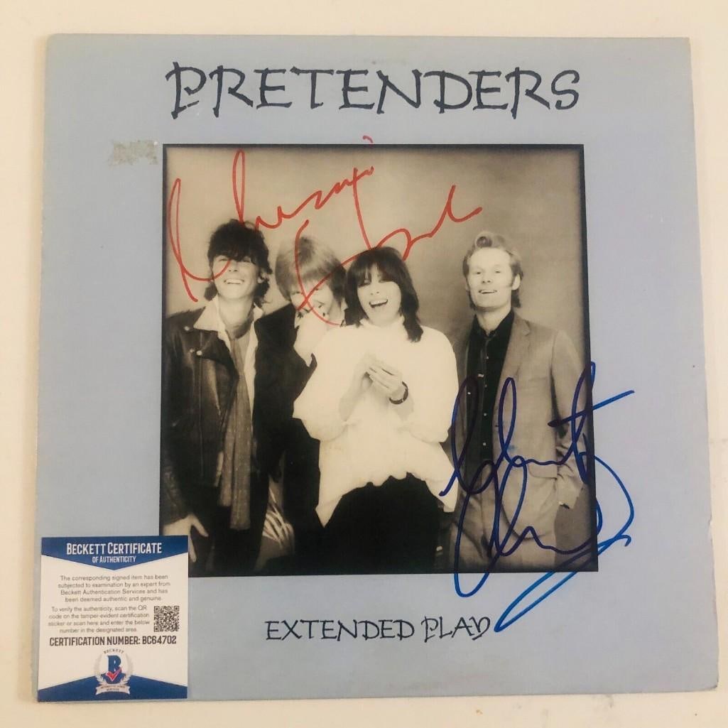 The Pretenders: Hynde & Chambers Signed "Extended Play" Album (2 Sigs) (Beckett/BAS Authentication) (1 of 1)