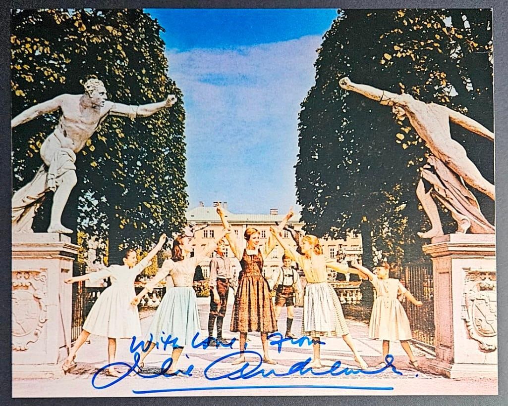 Sound of Music: Julie Andrews In-Person Signed 10" x 8" Photo (Third Party Guaranteed) (1 of 1)