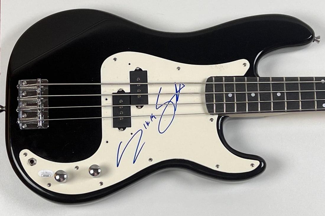 Motley Crew: Nikki Sixx In-Person Signed Bass Guitar (JSA LOA) (1 of 2)