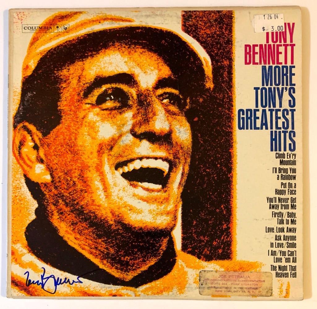 Tony Bennett In-Person Signed "More Greatest Hits" Album (Beckett/BAS Authentication) (1 of 1)
