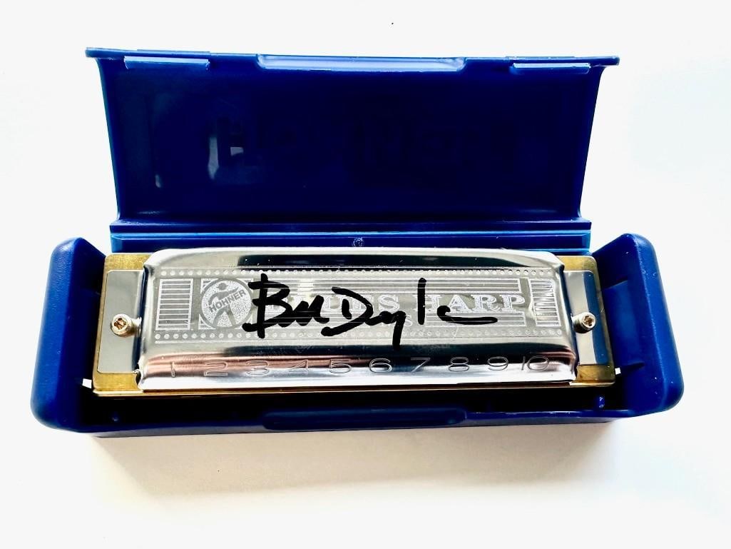 Bob Dylan Signed Hohner Harmonica (Dylan Manager Rosen LOA) (1 of 2)
