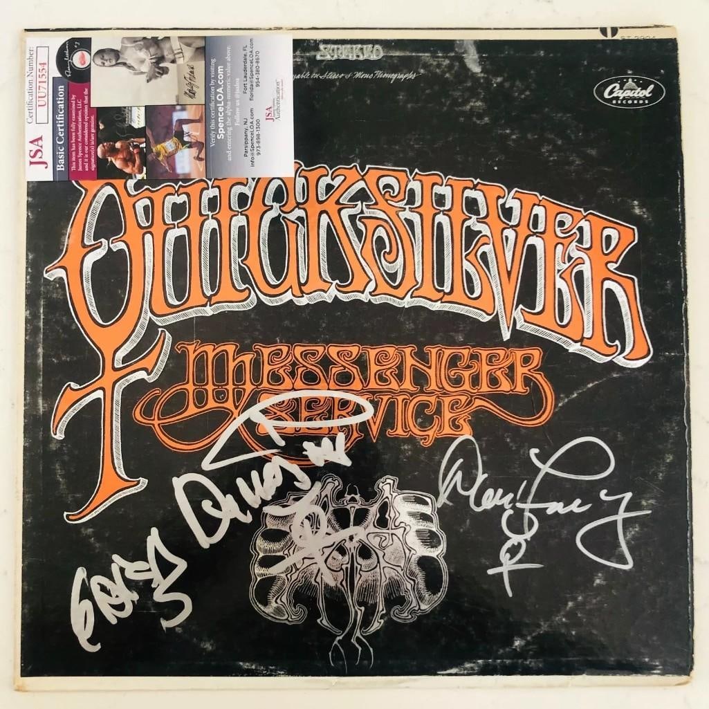 Quicksilver Messenger Service In-Person Signed Self-Titled Album (3 Sigs) (JSA Authentication) (1 of 1)
