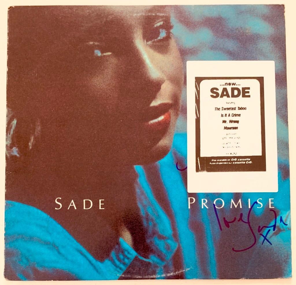 Sade In-Person Signed "Promise" Album (Beckett/BAS Authentication) (1 of 1)