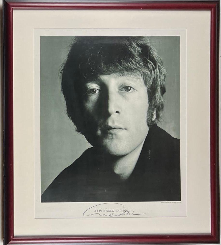 Beatles: Richard Avedon Signed John Lennon Print Framed (Third Party Guaranteed) (1 of 3)