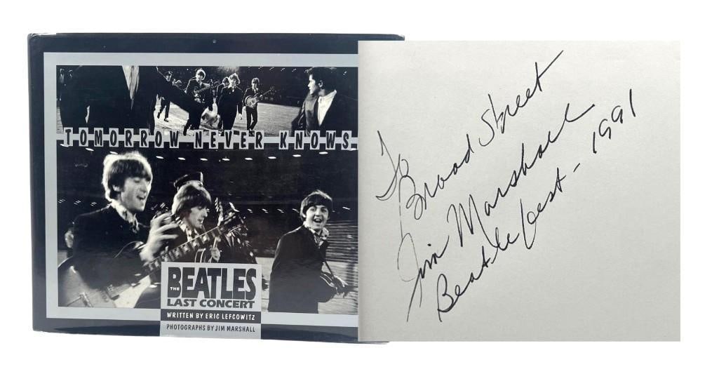 Beatles: Last Concert Jim Marshall Signed Book (Third Party Guaranteed) (1 of 6)