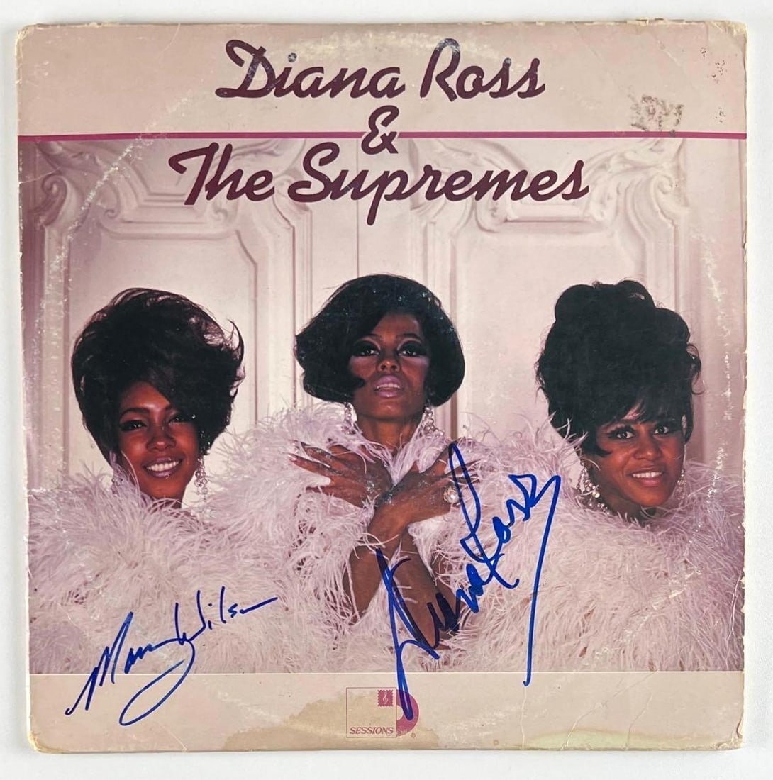 The Supremes: Ross & Wilson Signed "Diana Ross & The Supremes" Album (Beckett/BAS Authentication) (1 of 1)