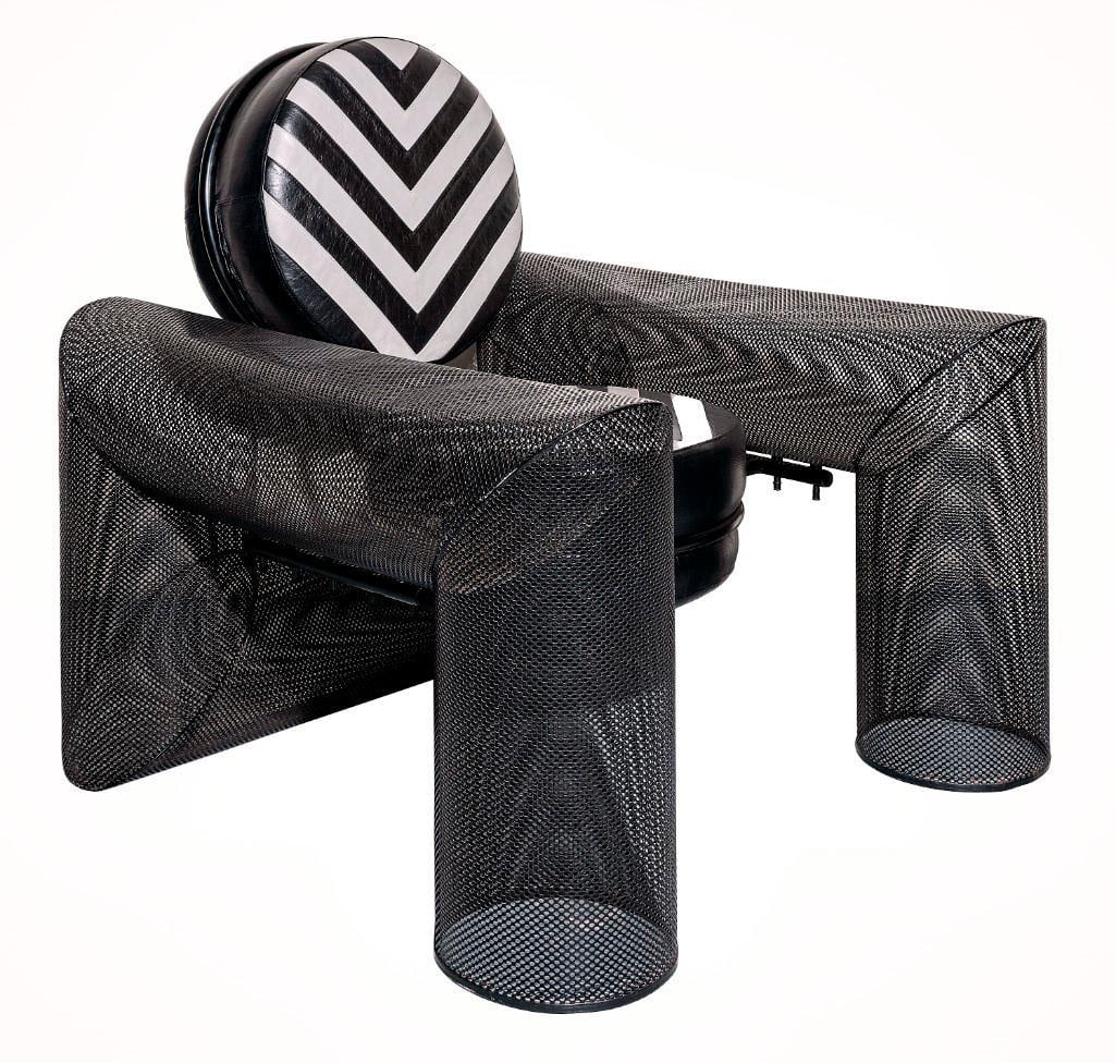 Mario Botta ‘Sesta’ Designer Armchair from Hit Factory Lobby (1 of 4)