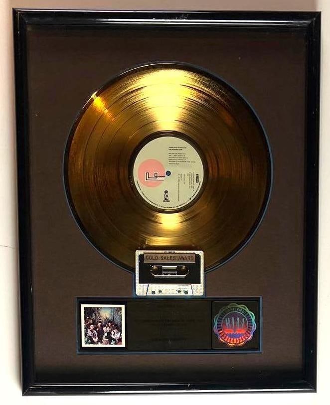 Frankie Goes to Hollywood “Welcome to the Pleasuredome” RIAA Gold Album Presented to The: RIAA Gold Sales Award presented to Edward Germano / The Hit Factory, commemorating the sale of more than 500,000 copies of the Island Records album and cassette "Welcome to the Pleasuredome" by Franki