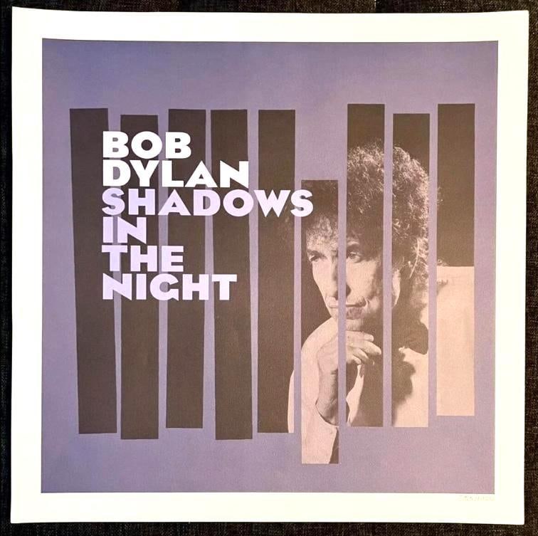 Bob Dylan: Limited Edition Promotional Poster 233/1000: Bob Dylan "Shadows in the Night" poster, limited edition and numbered 233/1000. In fine condition.