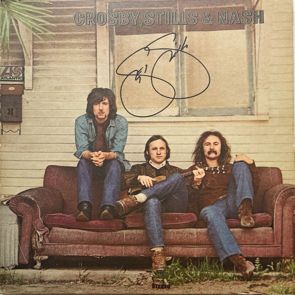 Stephen Stills Signed "Crosby, Stills & Nash" Album (1 of 1)