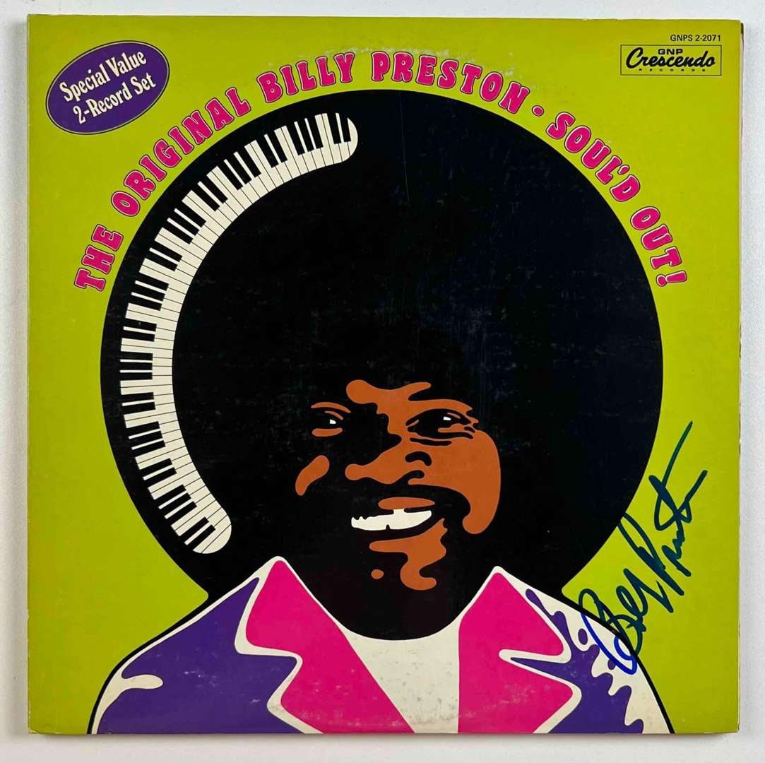 Billy Preston In-Person Signed "The Original Billy Preston – Soul’d Out!" Album (Beckett (1 of 2)