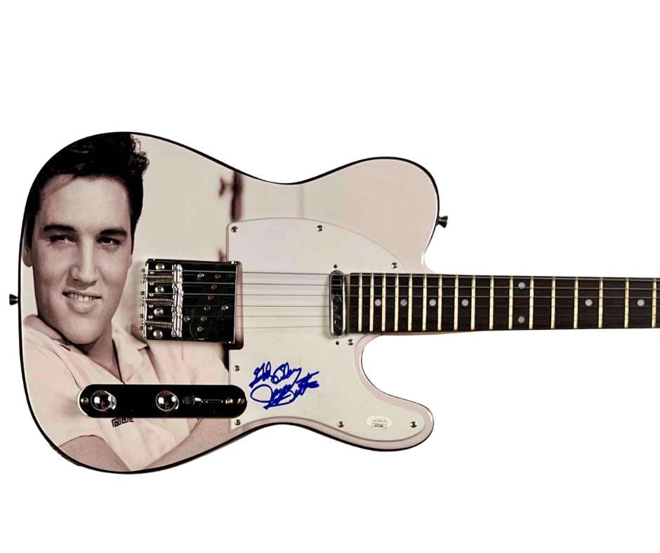 Elvis Presley: James Burton In-Person Signed Custom Tele-Style Guitar (JSA Authentication) (1 of 4)