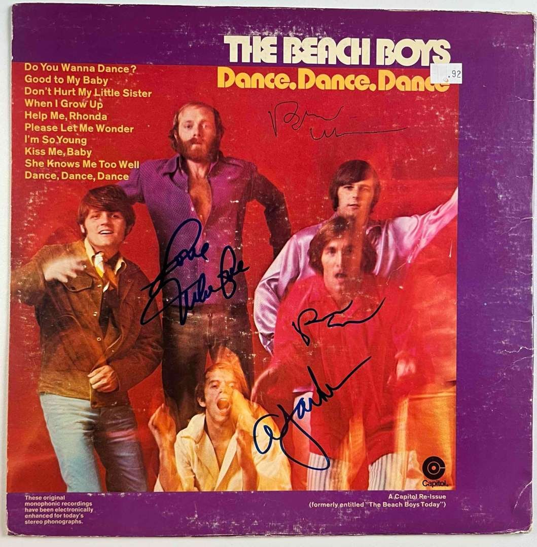 The Beach Boys Group In-Person Signed "Dance, Dance, Dance" Album (4 Sigs) (Beckett Authentication) (1 of 7)