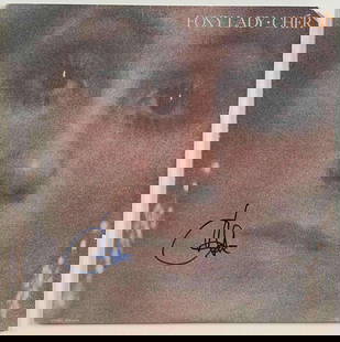 Cher In-Person Signed "Foxy Lady" Album (Beckett/BAS Authentication): "Foxy Lady" album signed on the cover in blue felt tip marker by Cher. Measuring approximately 12" x 12" and in very good condition, with some signs of scattered wear. Record is included. Obtained in-
