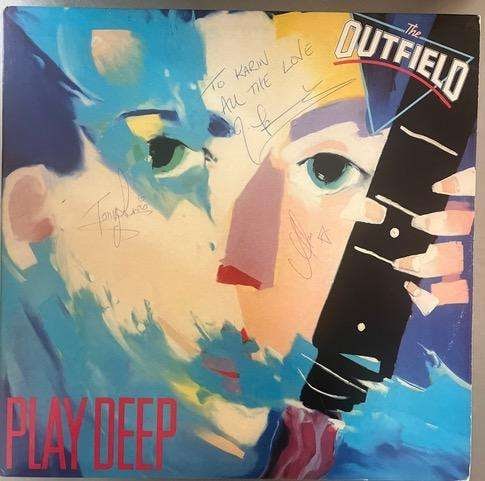 The Outfield Fully Group Signed "Play Deep" Album (3 Sigs) (Third Party Guaranteed) (1 of 2)