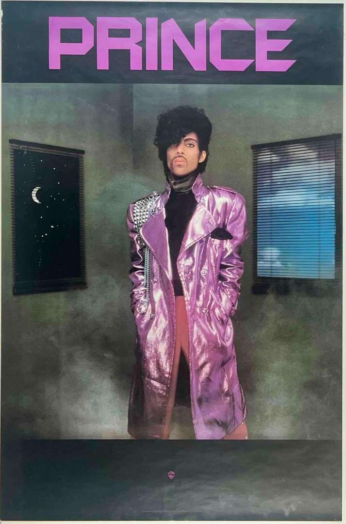 Prince "1999 Era" 1982 Warner Bros. Vintage Original 35" x 23" Promotional Poster (1 of 2)