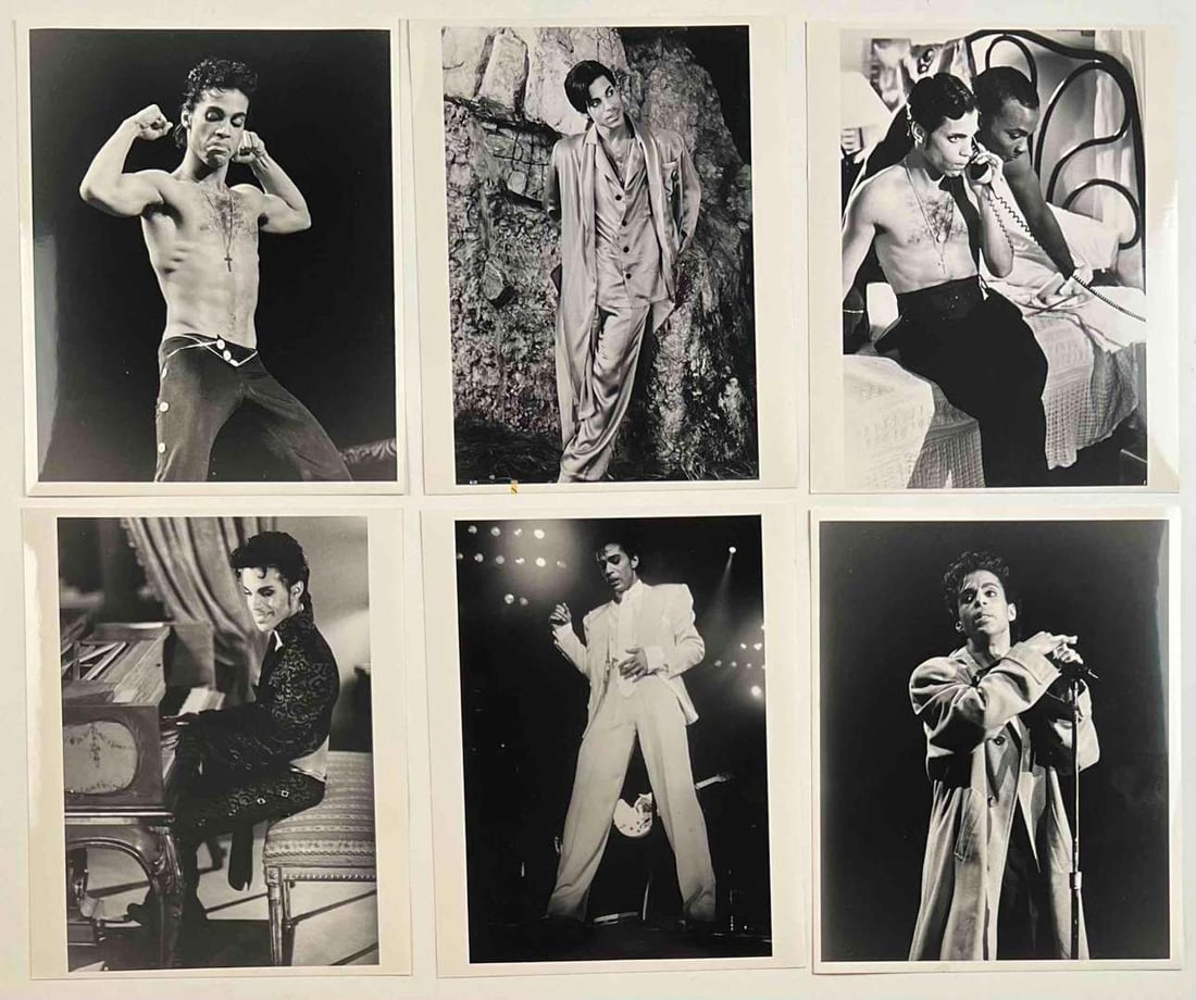 Prince Vintage 10" x 8" Original Type 1 Press Photos Lot of (6) (1 of 2)