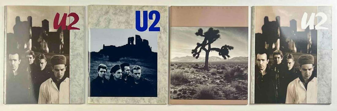 U2 "The Unforgettable Fire" and "The Joshua Tree" Tour Program Collection (4) (1 of 2)