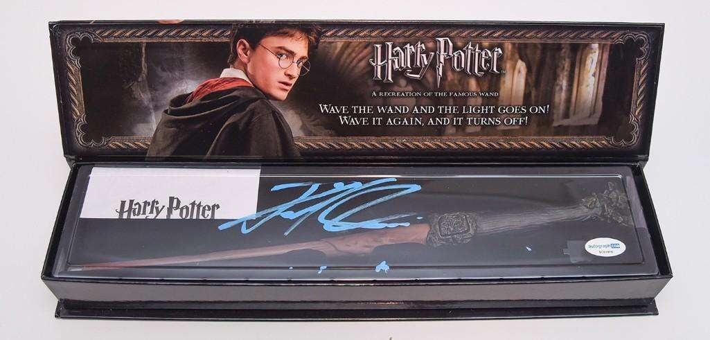 Harry Potter: Daniel Radcliffe In-Person Signed "Harry Potter Illuminating Wand" Boxed (ACOA) (1 of 1)