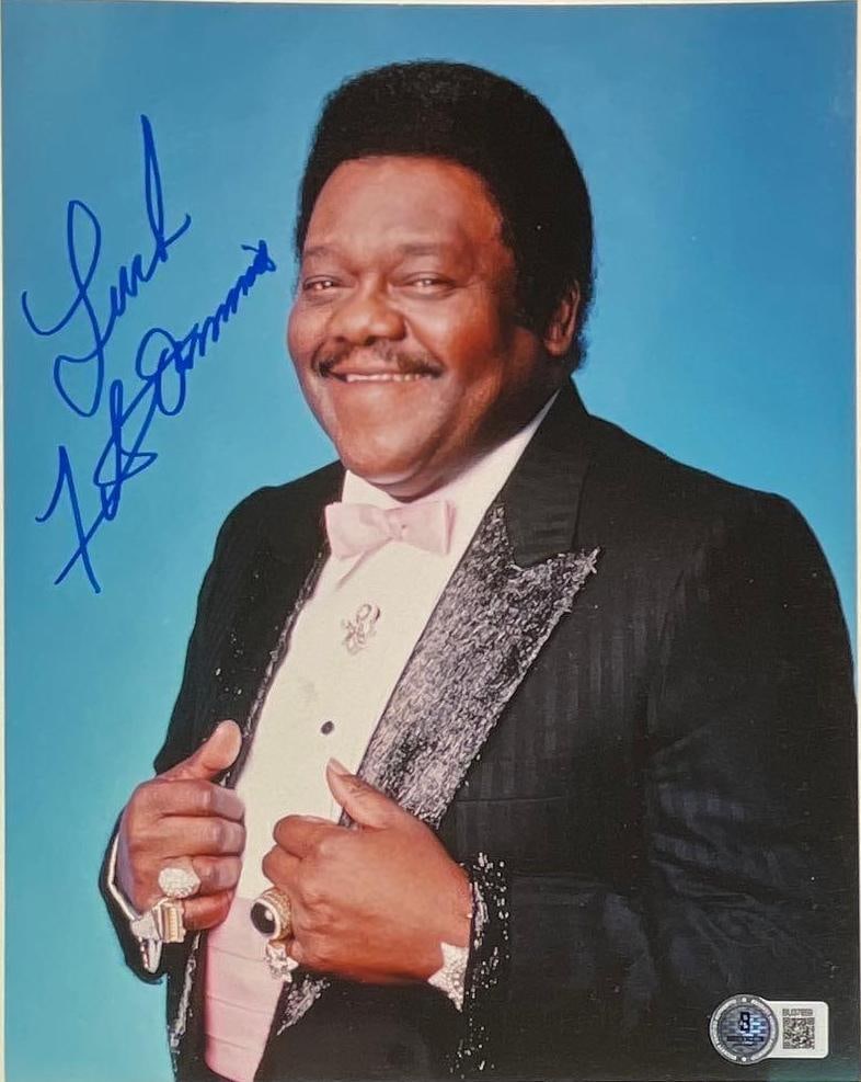 Fats Domino Signed 10" x 8" Photo (Beckett/BAS Authentication) (1 of 2)