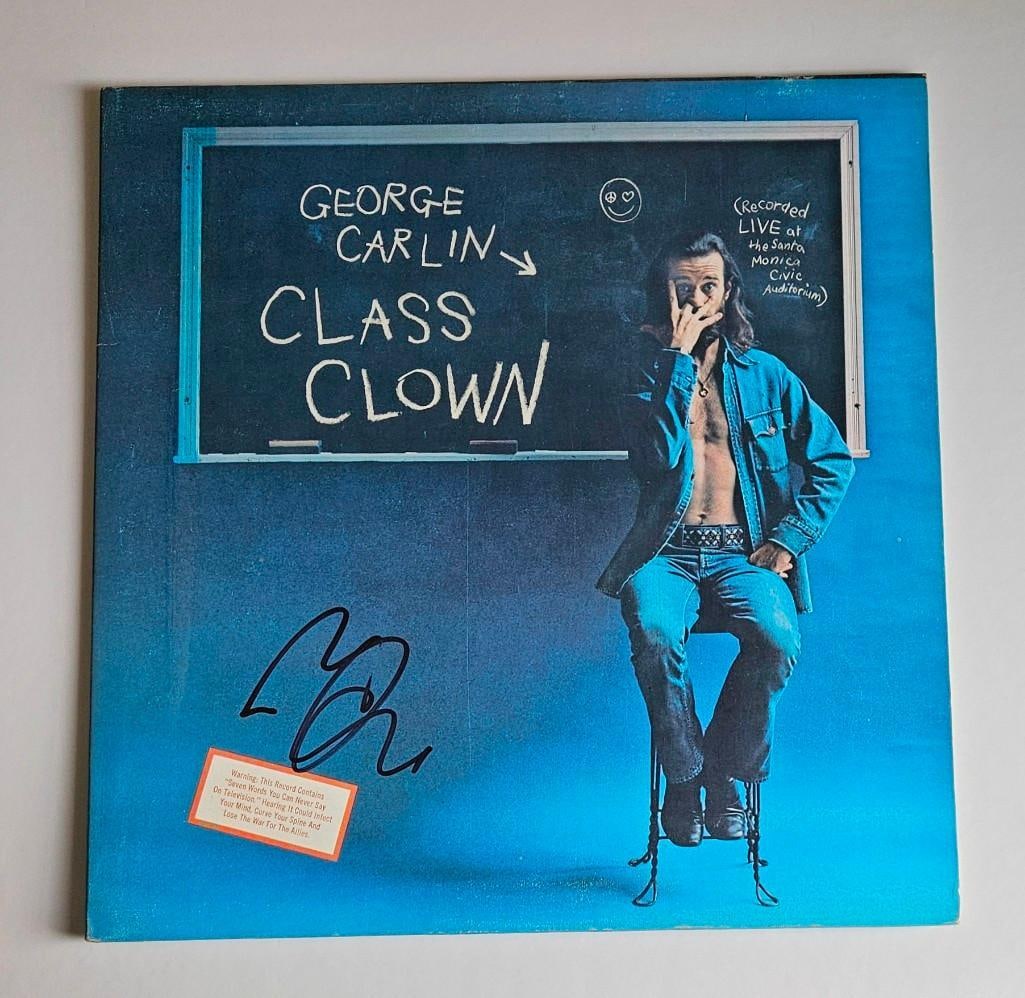 George Carlin Signed "Class Clown" Album (Third Party Guaranteed) (1 of 1)