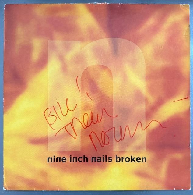 Nine Inch Nails: Trent Reznor Signed “Broken”EP Album (Epperson Authentication) (1 of 4)