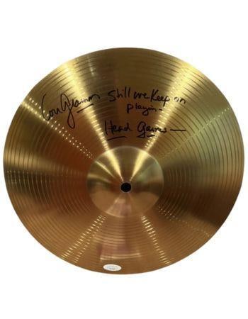 Foreigner: Lou Gramm Signed Cymbal (JSA Authentication) (1 of 3)
