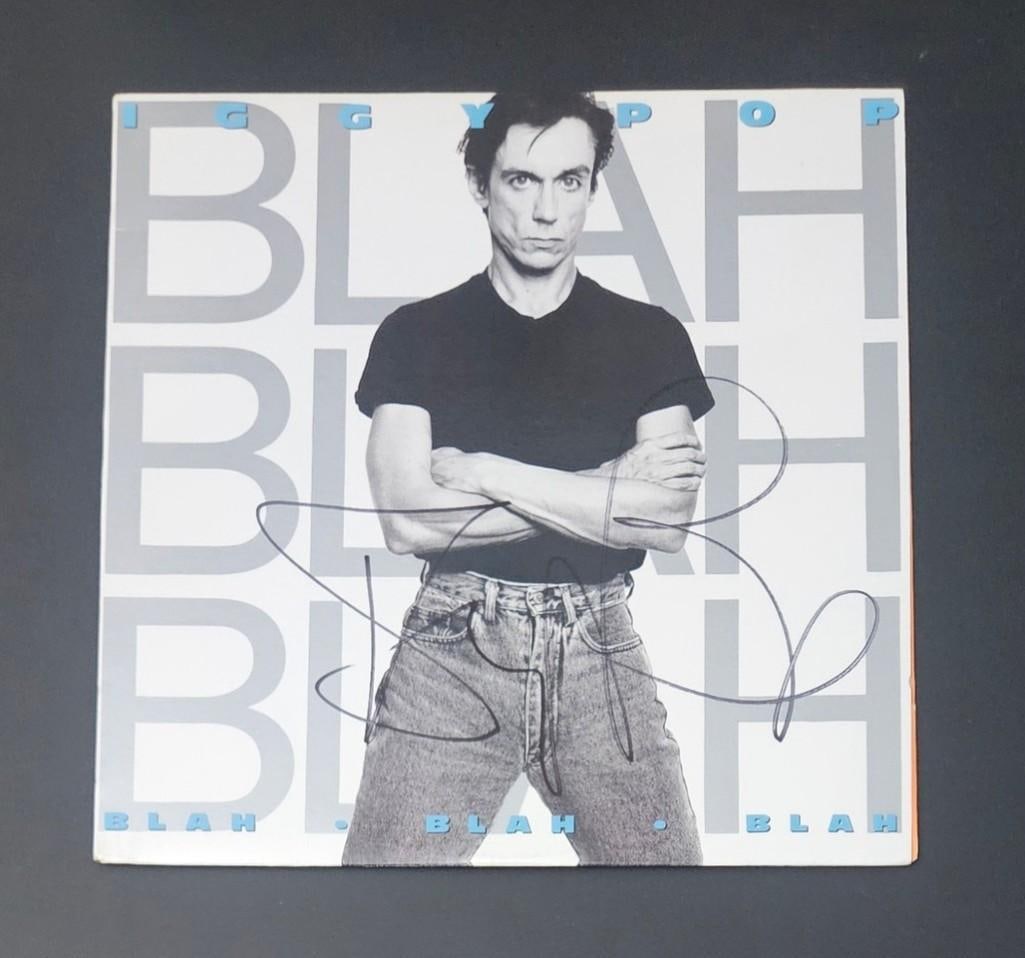 Iggy Pop Signed "Blah Blah Blah" Album (Third Party Guaranteed) (1 of 1)