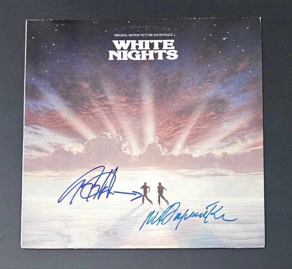 Gregory Hines & Mikhail Baryshnikov Signed “White Nights” Soundtrack Album (2 Sigs) (TPG (1 of 1)