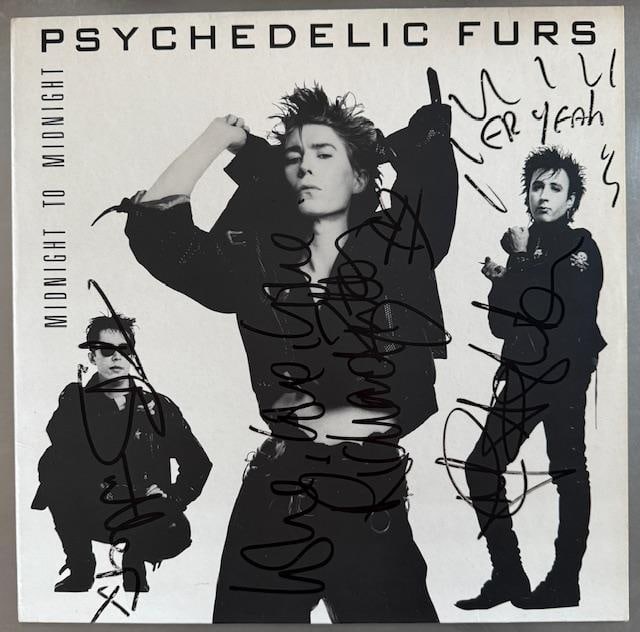 Psychedelic Furs Group Signed “Midnight to Midnight” LP Album (3 Sigs) (Third Party Guar (1 of 4)
