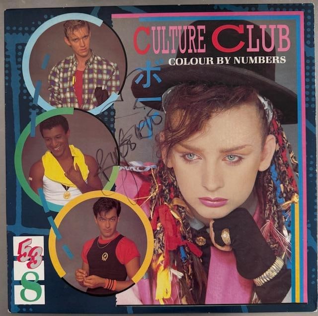 Culture Club: Boy George Signed “Colour By Numbers” LP Album (Third Party Guaranteed): “Colour By Numbers” LP album signed on the cover in black felt tip marker by Culture Club front man Boy George. Measuring approximately 12” x 12” and in fine condition. Record