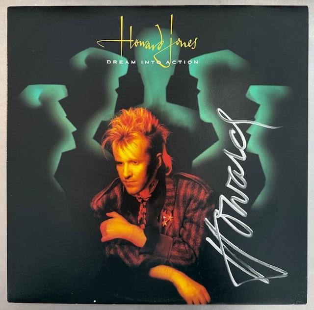 Howard Jones Signed “Dream Into Action” LP Album (Third Party Guaranteed): “Dream Into Action” LP album signed on the cover in silver felt tip marker by musician Howard Jones. Measuring approximately 12” x 12” and in fine condition. Record is included
